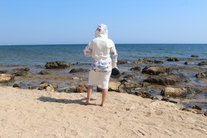 เสื้อคลุมอาบน้ำผ้าฝ้ายพิมพ์ลายตุรกีผ้ามัสลินแห้งเร็วห่อมีฮู้ดสำหรับยิมชายหาดบ้านโรงแรมซาวน่าใช้ในชีวิตประจำวันผ้าขนหนูชายหาด - Product Image 4