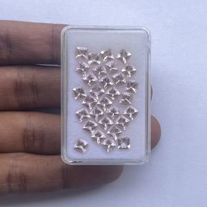 4mm 6mm 8mm Natural Rosa melocotón morganita facetado cojín corte piedra preciosa suelta piedra semipreciosa genuina calidad AAA certificada - Product Image 2