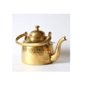 Traditional Style Brass <b>Teapot</b> Perfect for Elegant and Timeless Tea Party <b>Settings</b> Available at Wholesale Price - Product Image 1