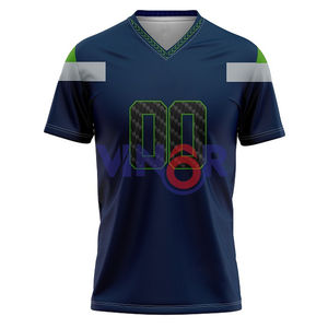 Maillot de football américain pour hommes, prix de gros OEM, respirant, entièrement personnalisé, vêtements de sport de haute qualité, maillot de football pour adultes - Product Image 1