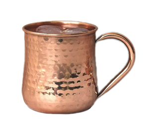 Handcrafted Solid Copper Moscow Mule Mug Engraved Beer Steins Hammerd Mug Copper <b>Cup</b> Capacity 16oz - Product Image 1