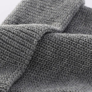 Gorros de Algodón Ecológicos con Etiqueta de Gamuza con Logotipo Personalizado, Gorros de Invierno Tejidos Personalizados - Product Image 6