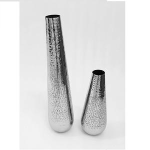 Juego de Jarrones Decorativos Modernos con Textura de Diamante, Martillados a Mano, de Plata, con Diseño Floral Móvil, para Decoración del Hogar y Sala de Estar - Product Image 2