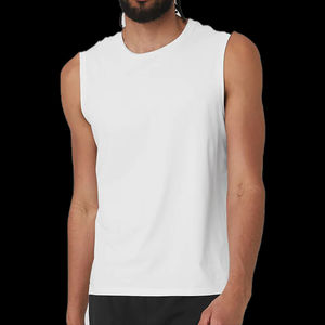 Camiseta Deportiva de Gimnasio Transpirable de Algodón 100% Tejida a Medida de Alta Calidad para Hombre, Estilo Hip Hop - Product Image 5