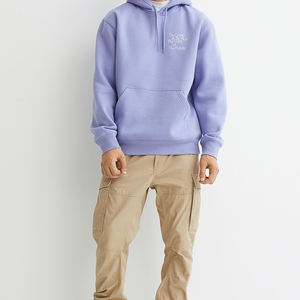 Sudaderas de Invierno de Lujo para Hombre, Nuevas, Gruesas, de Algodón, Talla Grande, Holgadas, de Alta Calidad, Lisas, con Capucha Personalizable - Product Image 4