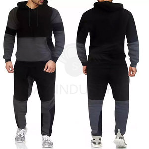 ชุดวอร์มกันหนาวสำหรับผู้ชายมีฮู้ดและกางเกง - Product Image 3