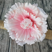 Grandes fleurs de pivoine artificielles géantes, tête de pivoine géante en flanelle, fleur de 40 cm, 60 cm, 80 cm, vente en gros, accessoires de scène de mariage