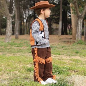 Costume da cowboy per bambino, set di abiti western per bambini, per giochi di ruolo e cosplay - Product Image 2