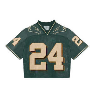 Uniforme de fútbol americano personalizado de calidad superior jerseys de fútbol de malla absorbente de sudor para hombres, mujeres y niños - Product Image 3