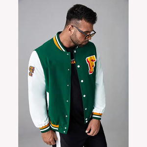 เสื้อแจ็คเก็ต Letterman Varsity แบบสั่งทำสำหรับผู้ชาย ปี 2026 ผ้าขนสัตว์พรีเมียม ทรงยาว เสื้อโค้ทฤดูหนาว ปักโลโก้ OEM - Product Image 6