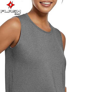 เสื้อกล้ามออกกำลังกายสำหรับผู้หญิงไซส์ใหญ่ ผ้าฝ้าย 100% ระบายอากาศ แห้งเร็ว ทรงหลวม เหมาะสำหรับเล่นโยคะ ฟิตเนส และกีฬาต่างๆ - Product Image 2