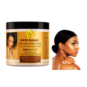Manteca Corporal Orgánica Aclarante e Iluminadora con Alfa Arbutina y Enzima de Papaya, Dermatológicamente Probada, 500 ml - Product Image 4