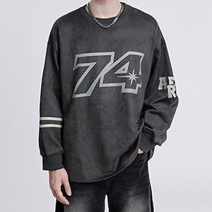 Sudadera Extra Grande para Hombre, Estilo Vintage, Lisa, de Manga Larga, con Capucha, Corte Regular, Informal, para Invierno, Personalizable, 100% Algodón - Product Image 6