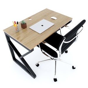 Escritorio para Juegos Kconcept HBKC027 de 100x60cm, Madera Contrachapada con Patas de Hierro Resistentes - Product Image 3