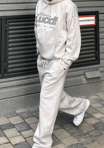 Conjuntos Deportivos Unisex con Lavado Ácido y Estampado 3D, Térmicos, Transpirables, Tallas Grandes, Estilo Urbano, 100% Algodón Felpa - Product Image 4