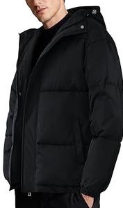 Ventes en gros de parkas décontractées longues pour hommes, vestes matelassées, polyester écologique, vêtements d'extérieur d'hiver, logo de marque personnalisé, vestes parka - Product Image 3