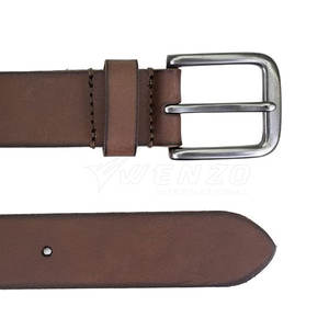 Cinturón de Cuero Casual Resistente con Hebilla de Acero, Diseño Clásico para Uso Diario, Oficina y Viajes - Product Image 2