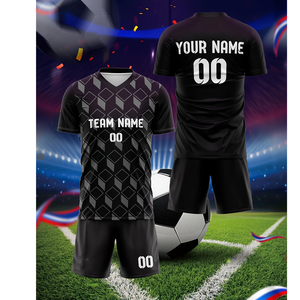 Vente en gros de maillots de football américain Tops Maillot de football à coupe automatisée léger et respirant pour les fêtes et les événements sportifs - Product Image 4