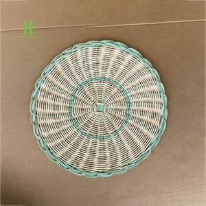 Novedad: Platos Base de Mimbre Estilo Boho, Salvamanteles de Mimbre con Diseño de Calabaza, Venta Caliente, Salvamanteles de Mimbre de Vietnam - Product Image 4