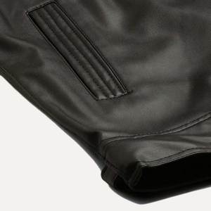 Nuevo aspecto clásico, gran personalidad, recién llegado, chaqueta de cuero de motorista para hombre, chaqueta de cuero impermeable con artículo fresco para hombre - Product Image 6