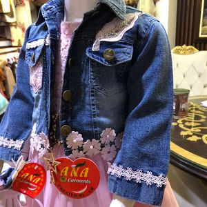 Robe de soirée en denim pour filles, tenue de mariage grande taille - Product Image 5