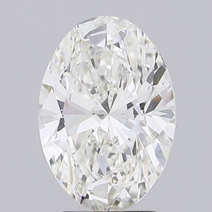 Igi เพชรทรงวงรี3.22กะรัตเป็นมิตรกับสิ่งแวดล้อมสำหรับปลูกเครื่องประดับทำให้ g COLOUR VS1ความชัดเจนสำหรับแหวนหรือเธอ - Product Image 1