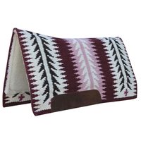 Manta de Silla de Montar de Lana Premium Hecha a Mano, Personalizable, para Equitación Diaria, Interior de Tela Suave, Relleno de Poliéster, Hecho en India