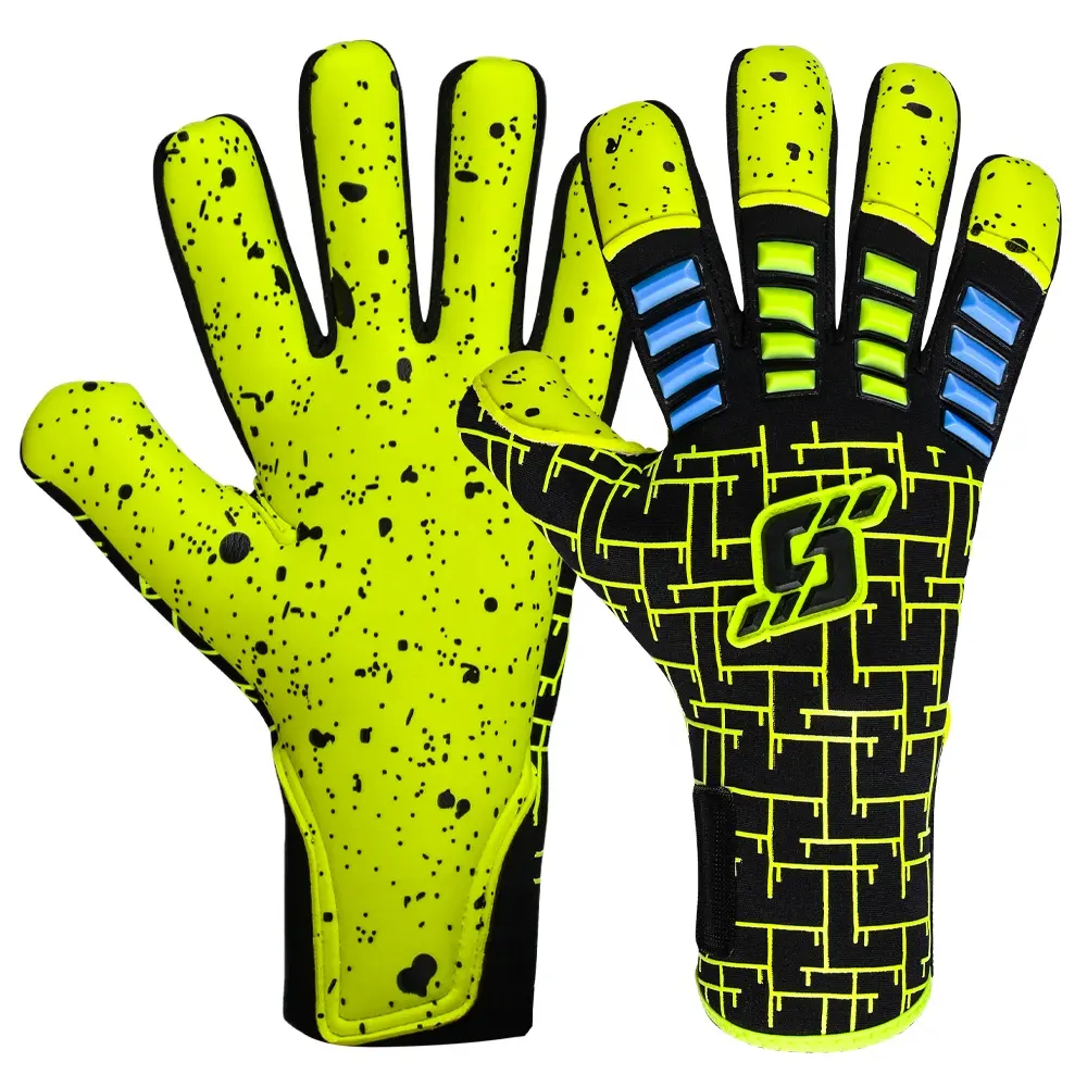 Новые базовые немецкие латексные перчатки для вратаря с принтом, профессиональные персонализированные футбольные перчатки из неопреновой ткани с логотипом