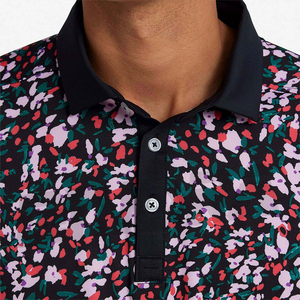 Polo de golf de haute qualité pour hommes, tissu qui évacue l'humidité, léger, à manches courtes, haut confortable et décontracté - Product Image 1