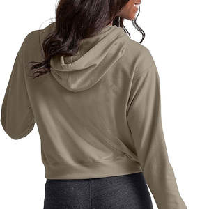 2025 Best Selling Women Crop Top Hoodies Pakistan Manufacturer Women Crop Top Hoodies <b>For</b> <b>Sale</b> - Product Image 2