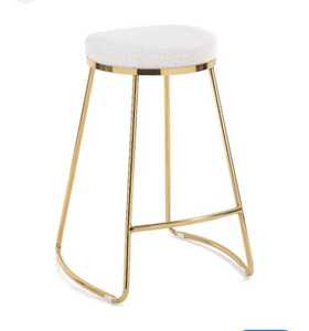 Table basse contemporaine de luxe en métal doré avec plateau en verre élégant élément décoratif moderne pour les meubles de chambre à coucher de salon - Product Image 6