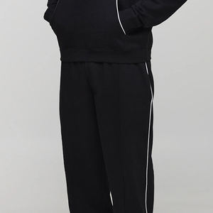 Conjunto de Sudadera con Capucha y Pantalones Deportivos de Forro Polar para Hombre, Estilo Urbano, Venta al por Mayor, Invierno 2026, Dos Piezas - Product Image 3