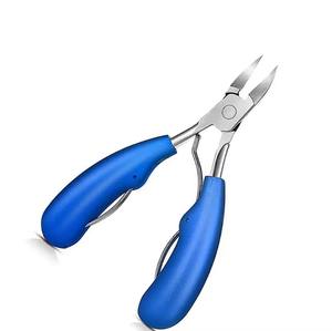 Coupe-ongles de printemps pour les doigts et les orteils, lame incurvée en acier inoxydable, outil de coupe d'ongles de précision, conception facile à presser pour les ongles épais - Product Image 1