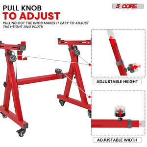 5 Core Keyboard <b>Stand</b> Z Shape Adjustable Foldable Heavy Duty Key Board Piano <b>DJ</b> Controller <b>Stands</b> - Product Image 3