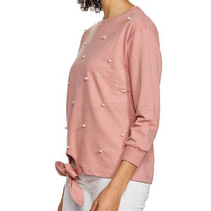 Ropa de moda Sudaderas transpirables personalizadas para mujer Diseño personalizado Sudaderas de manga larga para mujer - Product Image 4