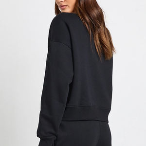 Survêtement pour femmes de haute qualité / au design élégant 2026, couleur unie, manches longues, coupe décontractée et confortable - Product Image 5