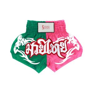 Short de boxe MMA Muay Thai personnalisé OEM de haute qualité, short en satin avec logo imprimé - Product Image 3