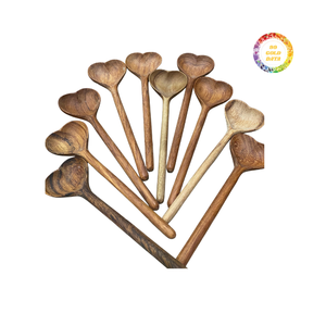 Cucharas de madera hechas a mano para cocinar, calidad premium, duraderas y resistentes, ideales para revolver y servir, precio bajo - Product Image 2