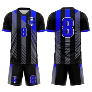 Bán Buôn Người Đàn Ông Của 100% Polyester Bóng Đá Jersey Ngắn Bóng Đá Jersey Phía Trước Tên Cầu Vồng Rắn Hình Học Thư Đội Tên - Product Image 4