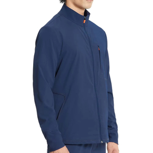 Uniforme médical sur mesure en bleu royal pour l'hôpital, uniforme chirurgical ajusté et évasé, veste d'infirmière pour homme, logo, vente en gros 2025 - Product Image 2