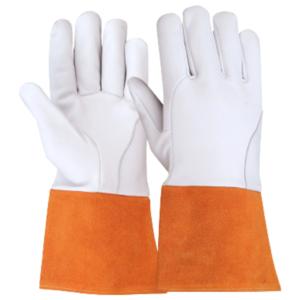 Guantes de Soldadura MIG/TIG de Cuero de Búfalo Premium 2026 con Acolchado de Algodón Resistente al Fuego y Puño Tipo Guantelete - Product Image 1