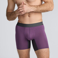 Short de compression sportif pour homme avec poche Short de course en spandex pour le yoga et le sport pour le vélo et la course Motif solide Teint uni