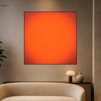 Lumière LED universelle pour salle de méditation, effet lever et coucher du soleil, art mural thérapeutique pour chambre à coucher