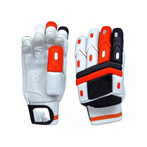 Guantes de bateo hechos en cuero para dedos, ropa de seguridad cómoda para Grillo, guantes de bateo - Product Image 1