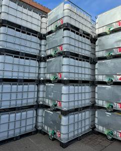 Conteneur IBC industriel de 1000 litres en acier au carbone, réservoir de stockage de liquides en HDPE avec cadre en acier pour produits chimiques et pétrole, neuf - Product Image 6
