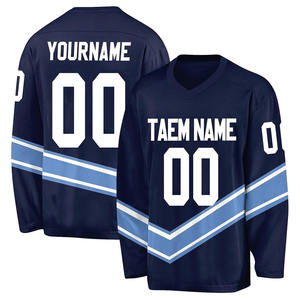 Maillot de hockey sur glace personnalisé Tenzo Intl imprimé par sublimation, polyester et élasthanne de haute qualité, respirant, séchage rapide, 280g, service OEM - Product Image 1