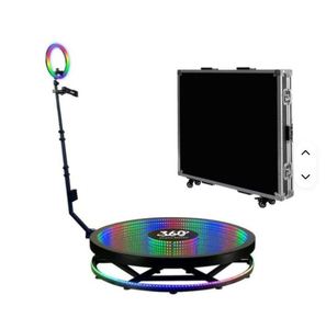Plateforme rotative motorisée automatique pour cabine photo 360°, idéale pour fêtes et mariages - Product Image 1