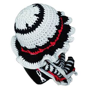 For Tik Tok Handmade Knitted Jellyfish Ruffled Beanies Creative Fashionable Adult <b>Hat</b> with New Pure Handmade Design Cross-Border - Product Image 5