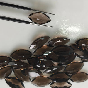 ควอตซ์สีน้ำตาลธรรมชาติ 16x8 มม. ทรงมาร์คีส์ คุณภาพดีที่สุด พลอยหลวมสำหรับทำเครื่องประดับ - Product Image 2