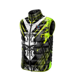 Sin mangas Zip Up Bubble Reversible Abrigos Puff Chaleco Mujer Puffer Chaleco Chaqueta Chaleco acolchado Prendas de abrigo Hombre Chaquetas - Product Image 4